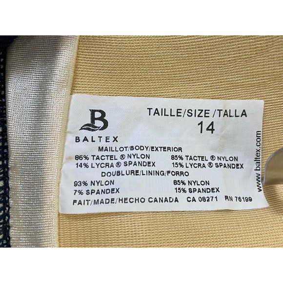 Baltex One Piece Swim Bathing Suit Swimsuit - Picture 7 of 7